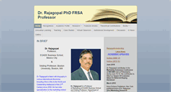 Desktop Screenshot of prof-rajagopal.com